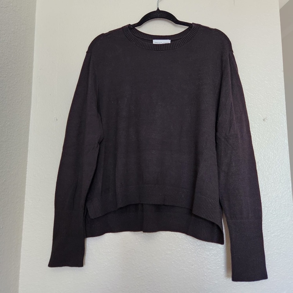 Gibson Latimer Black Knit Sweater